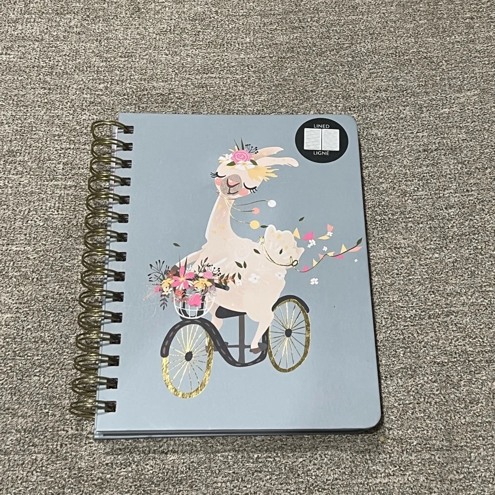 NWT Llama Notebook (6in x 8in)